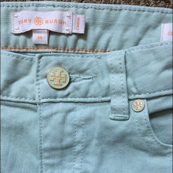 Tory Burch Pants - Tory Burch Alexa Cropped Jeans 24 <Altered>